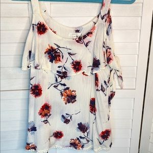 EUC Maurices Floral Tank - Large